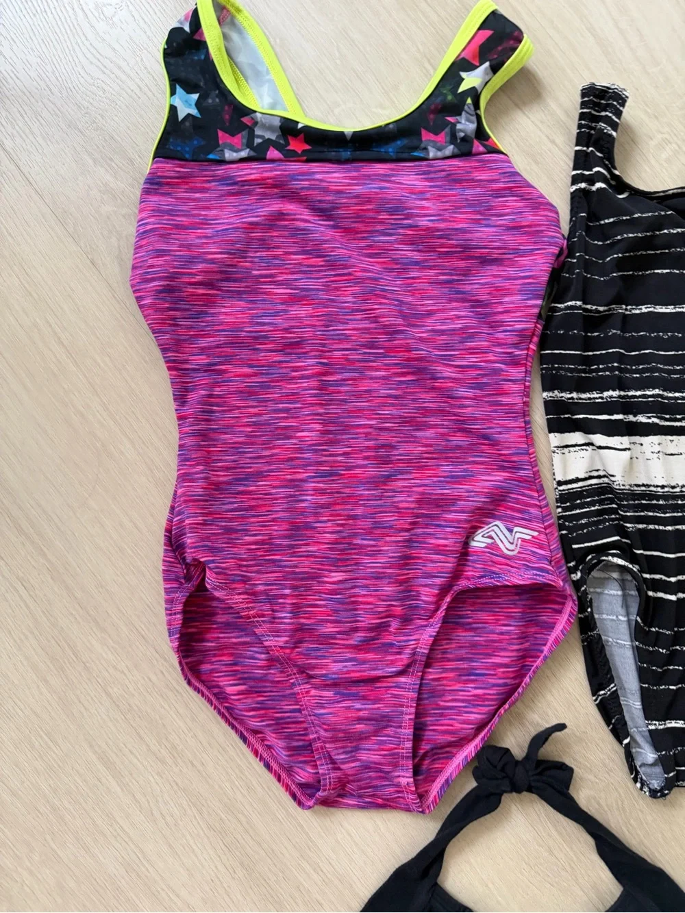 5-Pc Girls Leotard Bundle, Sizes M & L, Gymnastics, Dance, Ballet